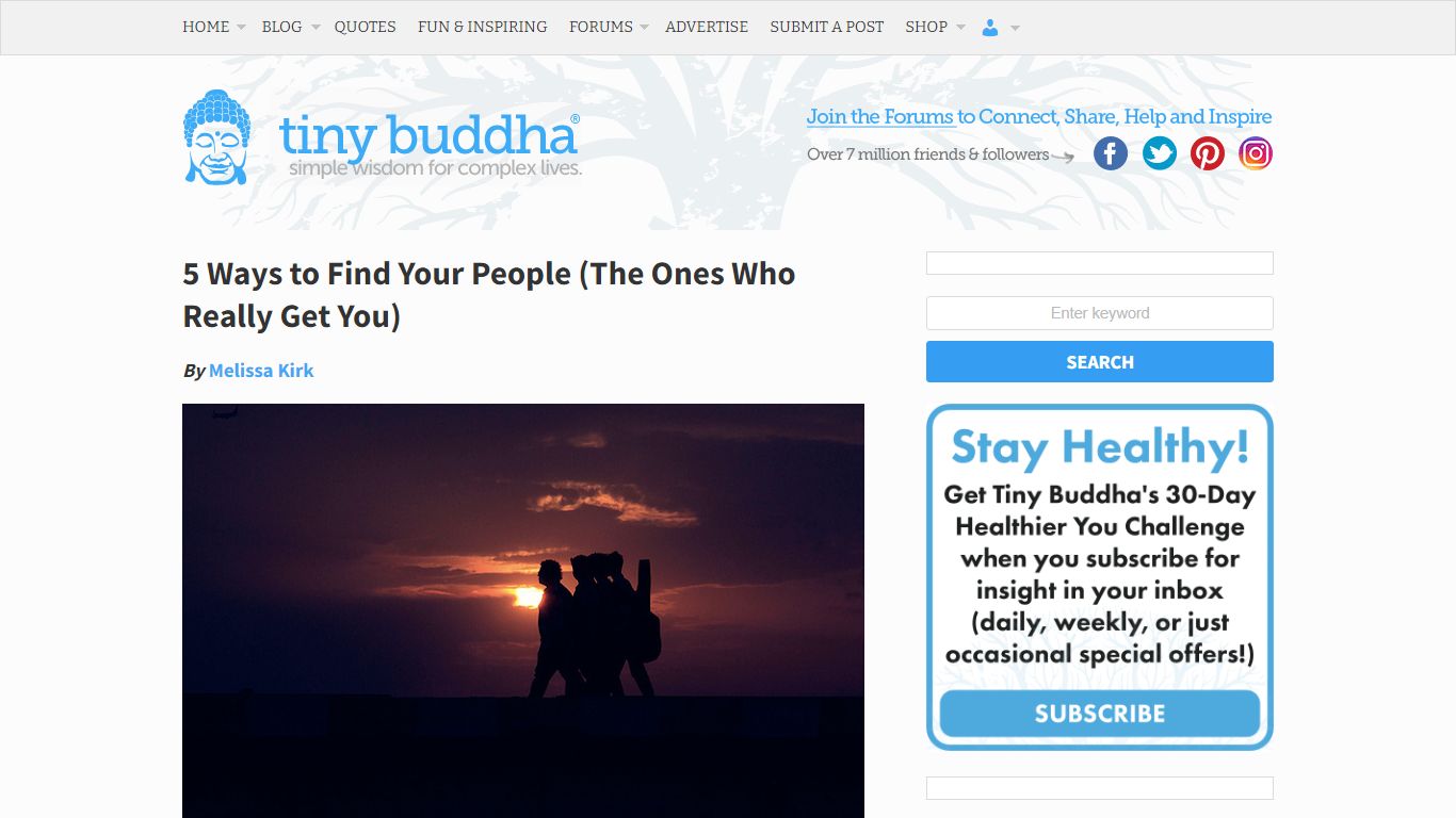 5 Ways to Find Your People (The Ones Who Really Get You) - Tiny Buddha